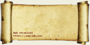 Mia Kosovac vizit kartica